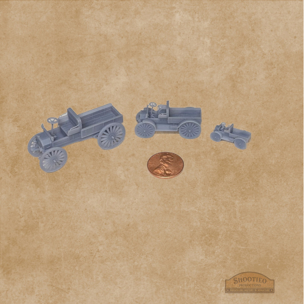 1913 AA International Commercial Car | 3D Printed Resin Model | 1:24 to 1:160 Scale | Early IHC Auto-Wagon