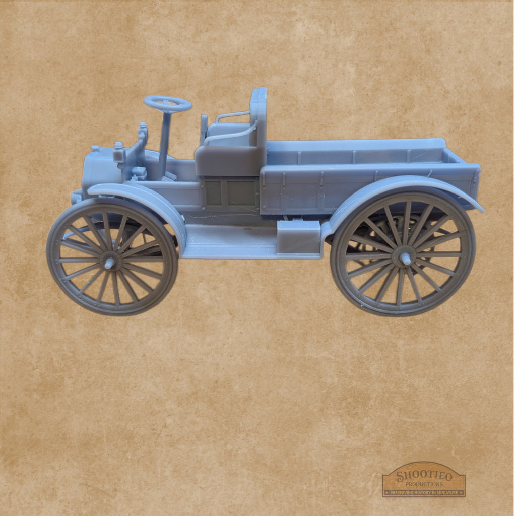 1913 AA International Commercial Car | 3D Printed Resin Model | 1:24 to 1:160 Scale | Early IHC Auto-Wagon