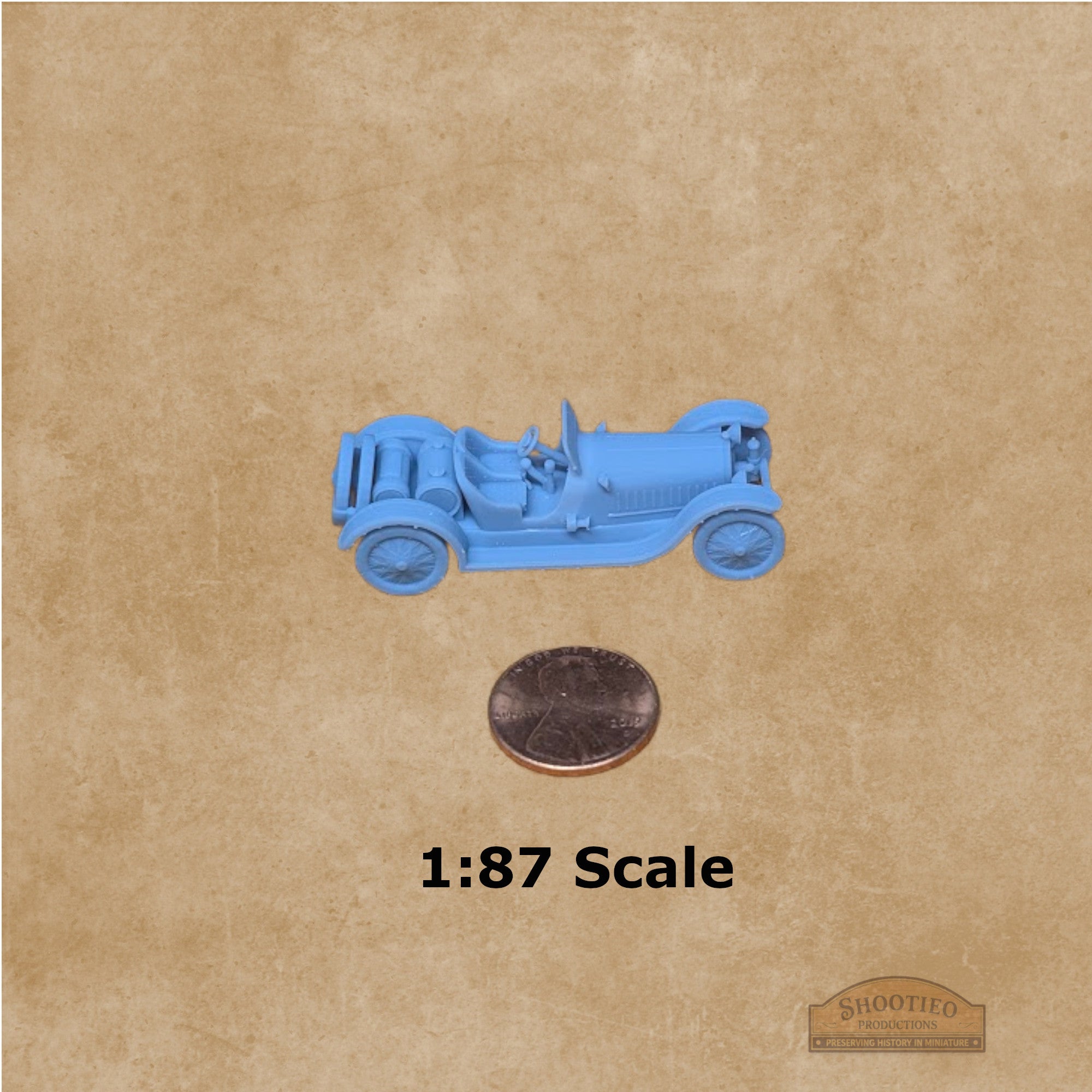 1914 Marmon Speedster Vintage Racer – High-Detail Resin Miniature Model