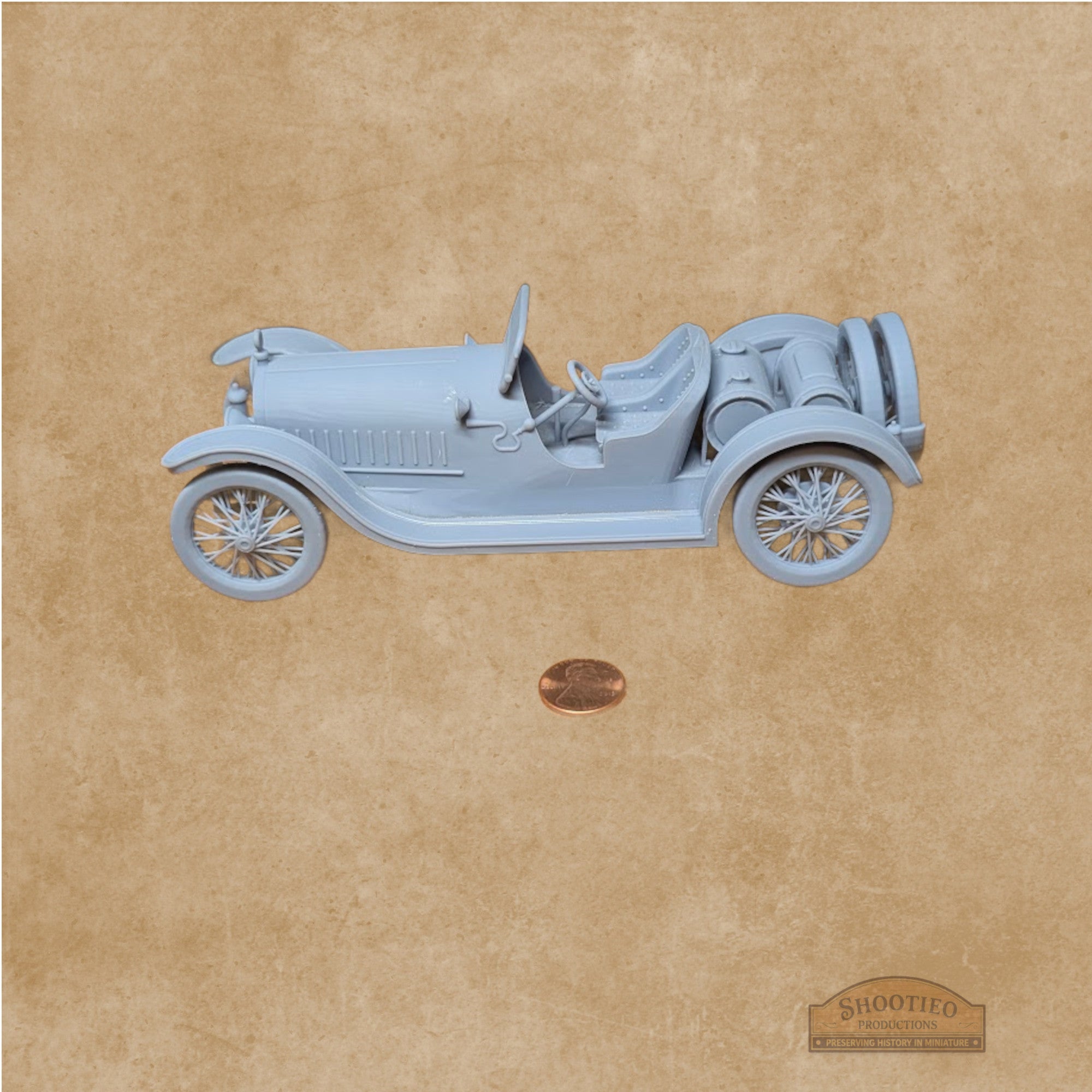 1914 Marmon Speedster Vintage Racer – High-Detail Resin Miniature Model