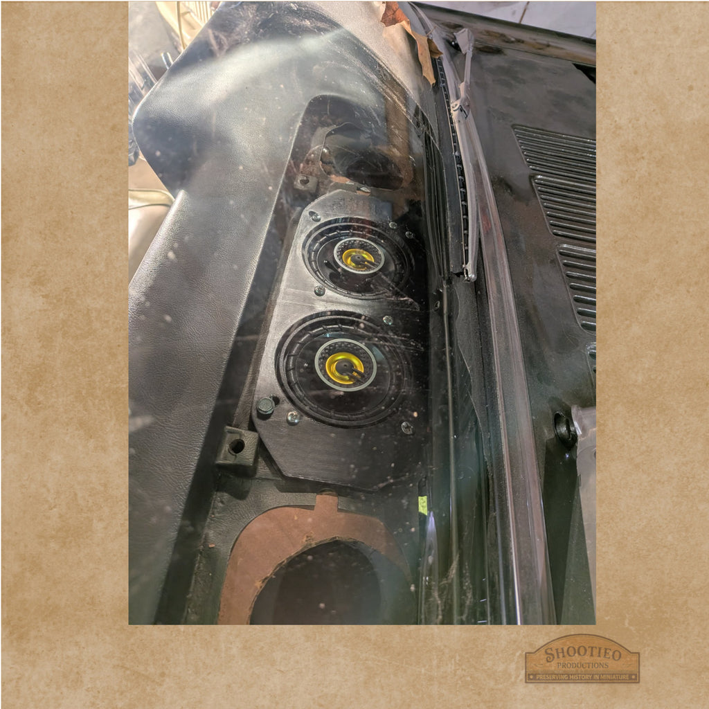 1965 Ford Mustang Front Speaker Kick Panel / Under-Dash Pod | 3D Printed | Durable Performance Part | Restomod & Restoration