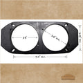 1965 Ford Mustang Front Speaker Kick Panel / Under-Dash Pod | 3D Printed | Durable Performance Part | Restomod & Restoration