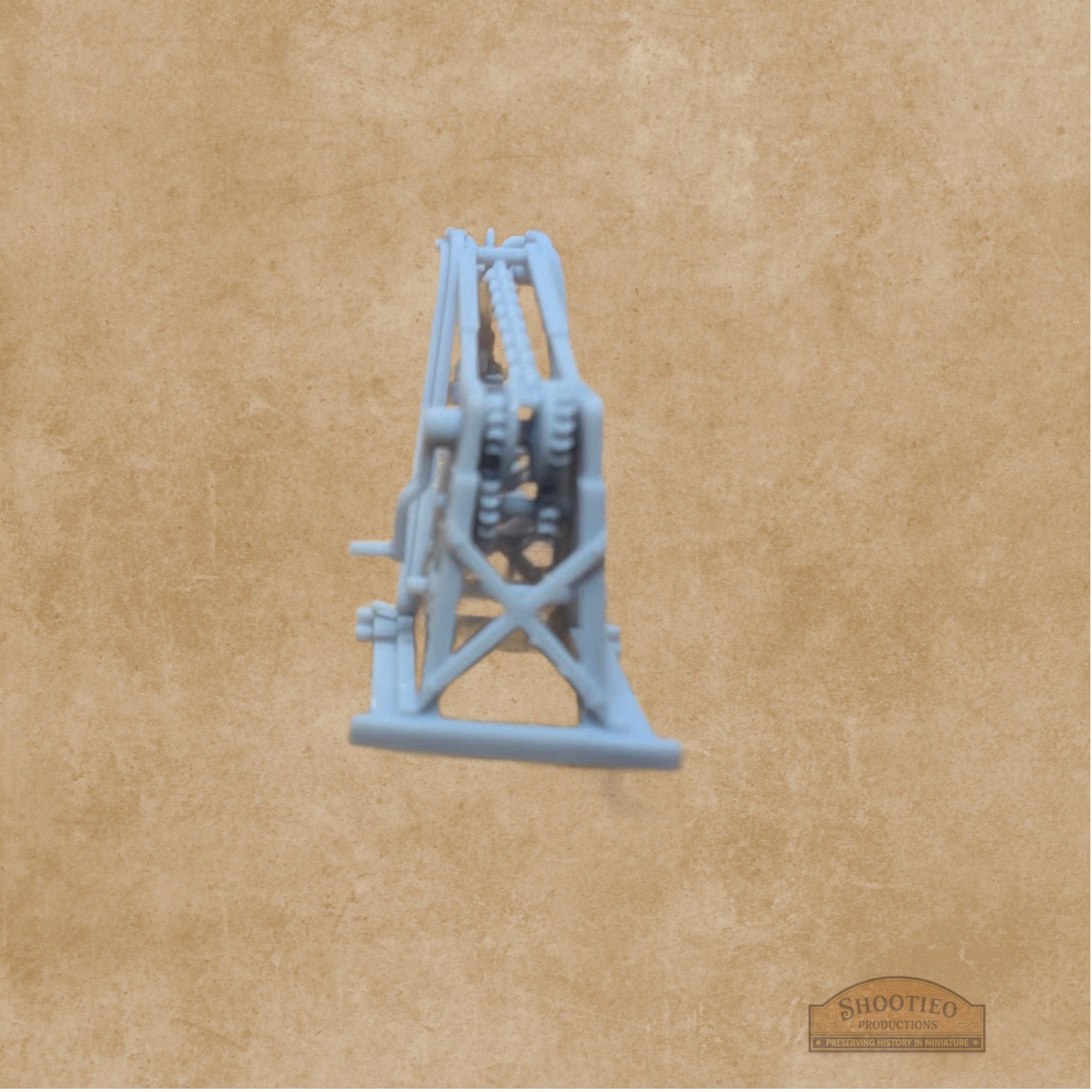 1910s Vintage Auto Crane | 1:24 to 1:160 Scale | High-Detail Resin Miniature | Early Wrecker & Towing Equipment