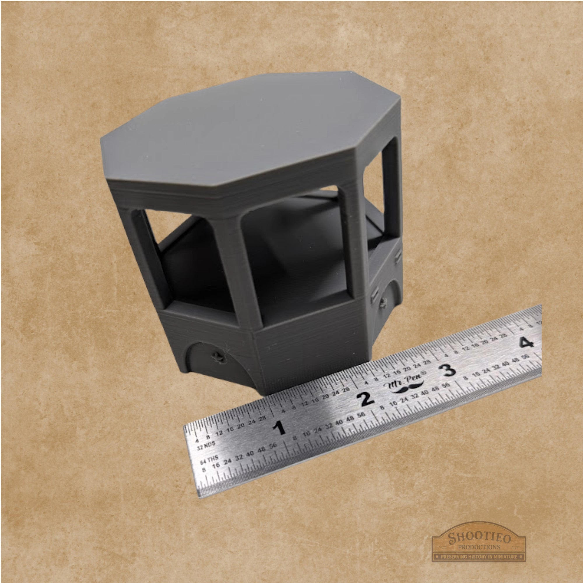 Centennial Park Bandstand | Victorian Octagonal Gazebo | Multi-Scale Historic Pavilion | DIY Modeller's Kit