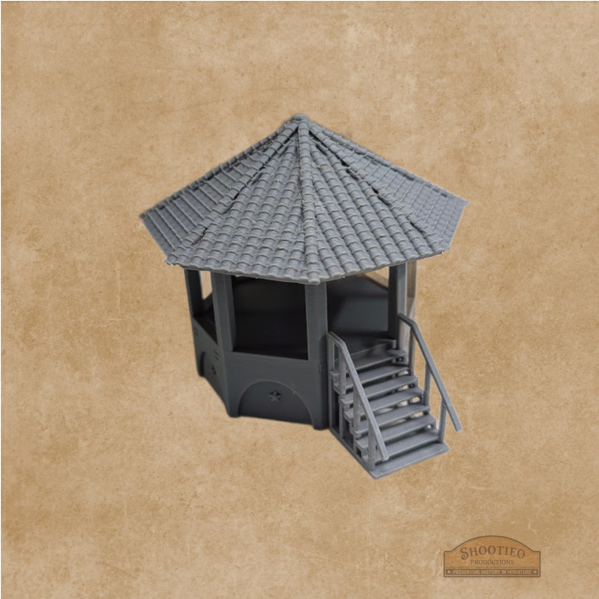 Centennial Park Bandstand | Victorian Octagonal Gazebo | Multi-Scale Historic Pavilion | DIY Modeller's Kit