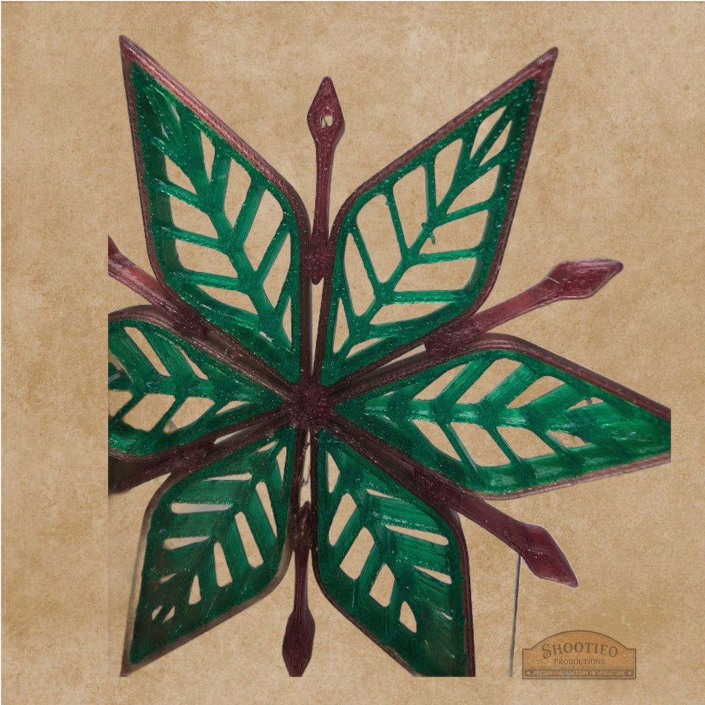 3D Printed Geometric Snowflake Ornament | Shatterproof Christmas Tree Decor | Lightweight Filament | Set of 5, 10, or 20