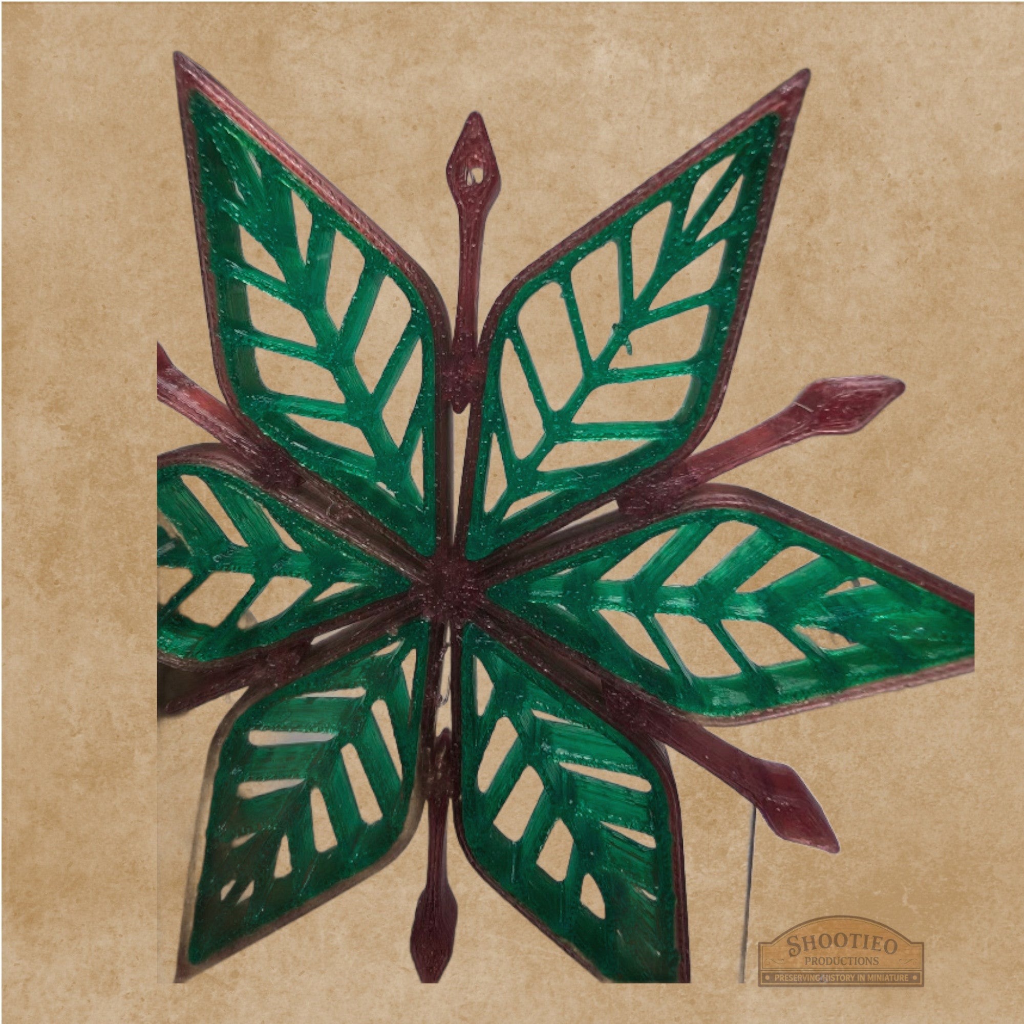 3D Printed Geometric Snowflake Ornament | Shatterproof Christmas Tree Decor | Lightweight Filament | Set of 5, 10, or 20