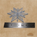 3D Printed Geometric Snowflake Ornament | Shatterproof Christmas Tree Decor | Lightweight Filament | Set of 5, 10, or 20