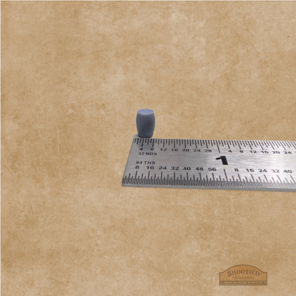 Vintage 56-Gallon Steel Oil Drums | Industrial Resin Miniatures | 1:24 to 1:87 Scale