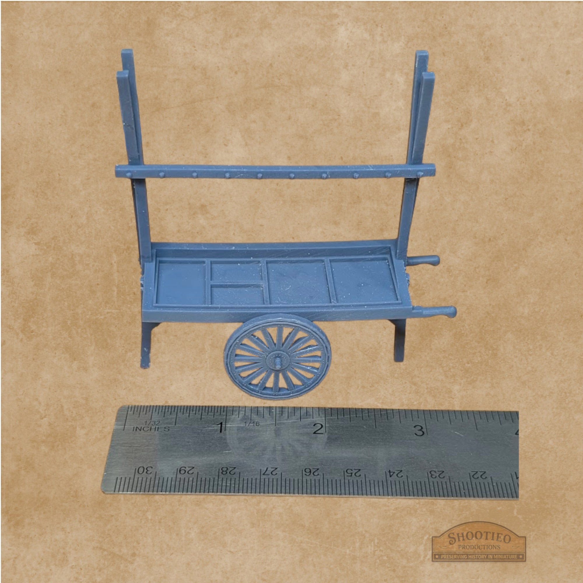 Early 20th Century Street Vendor Carts | Set of 2 | 1:24 to 1:160 Scale | High-Detail Resin | Victorian & Brass Era Diorama