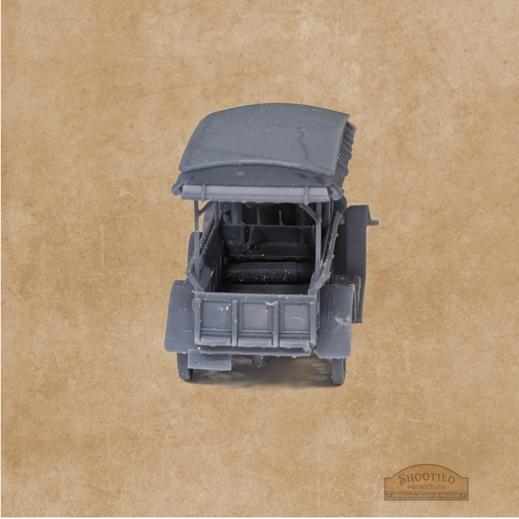 1917 VIM F2 Huckster Truck | 1:24 to 1:160 Scale | High-Detail Resin Miniature | Early 20th Century Delivery Wagon