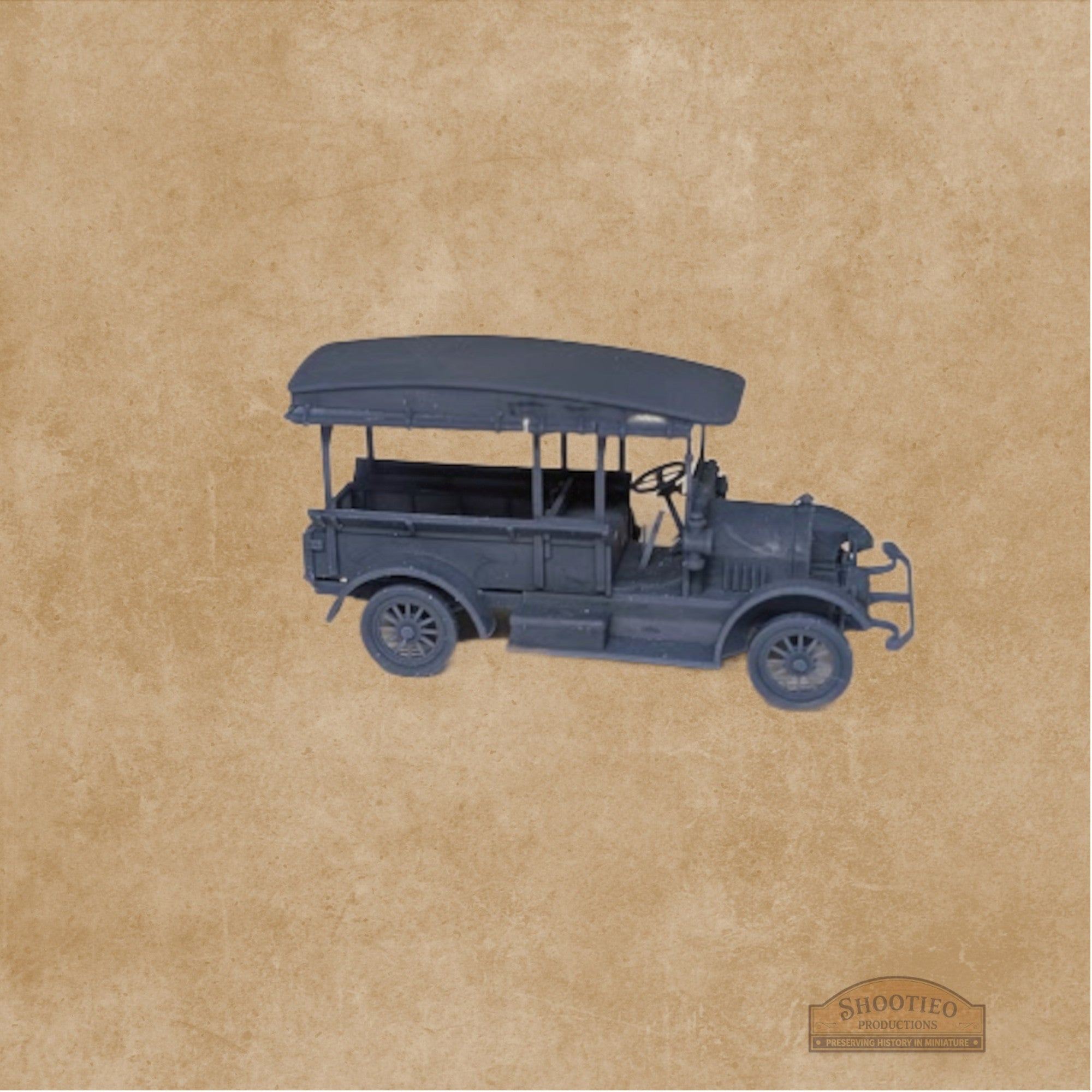 1917 VIM F2 Huckster Truck | 1:24 to 1:160 Scale | High-Detail Resin Miniature | Early 20th Century Delivery Wagon